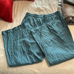 Athleta Cabo Wide-leg Linen Pants